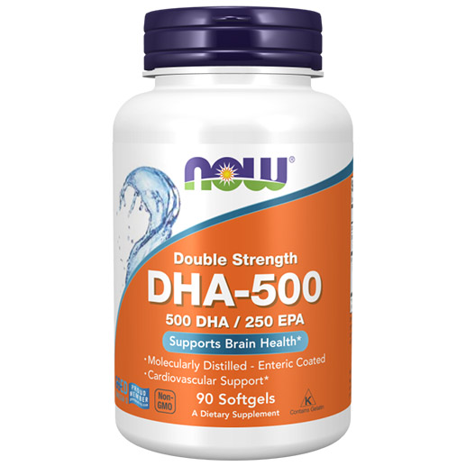 ناو فودز مضاعف القوة DHA 500 - 90 سوفت جيل