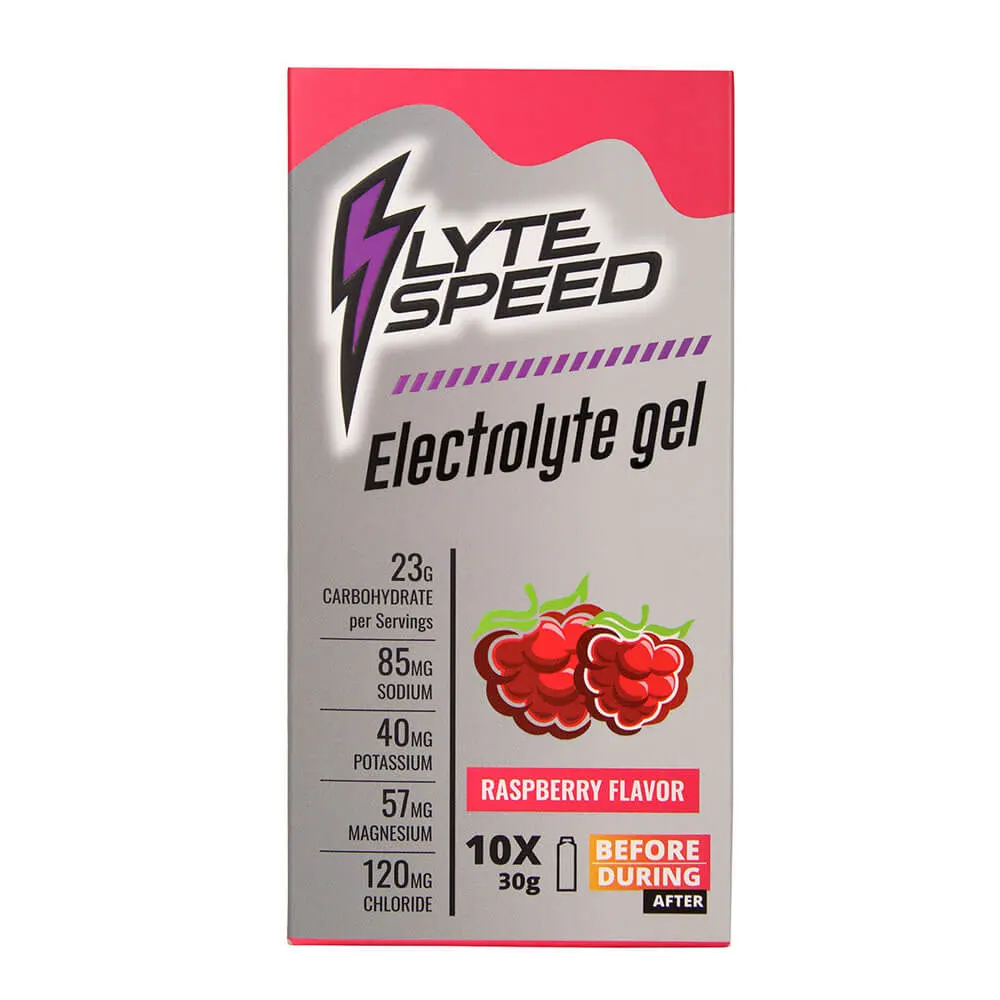 بيلدينج بلوكس لايت سبيد Electrolyte Gel Raspberry Flavor - 300 جم